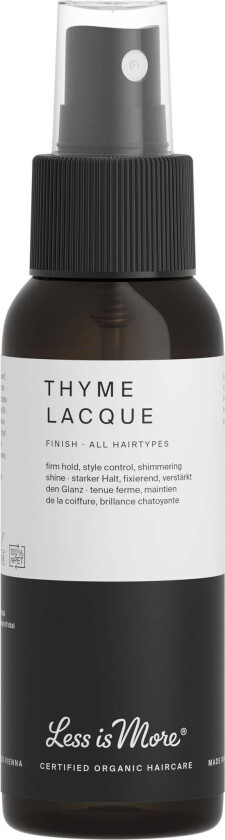 Less Is More Organic Thyme Lacque Travel Size 50 ml