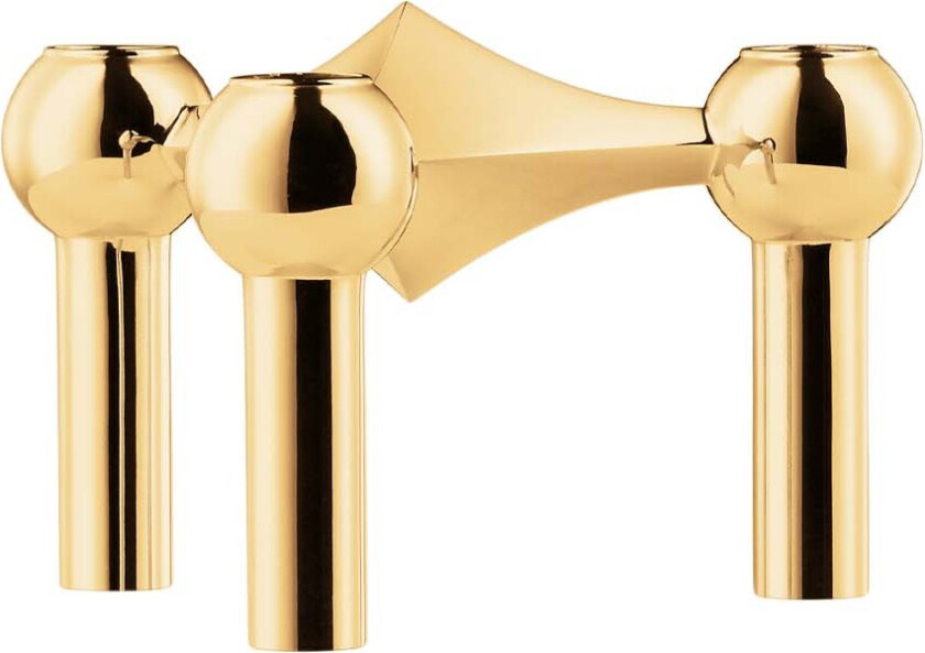 Nagel lysestake messing