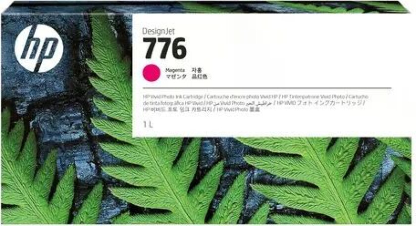 Hp Blekk Magenta 776 1 Liter – Designjet Z9+ Pro