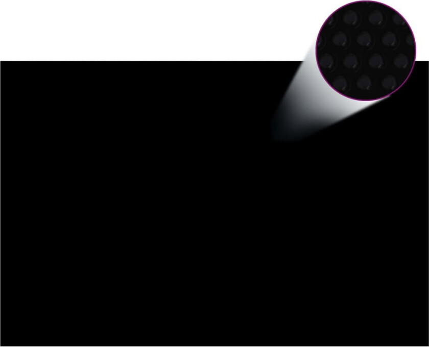 Bassengtrekk svart 300x200 cm PE