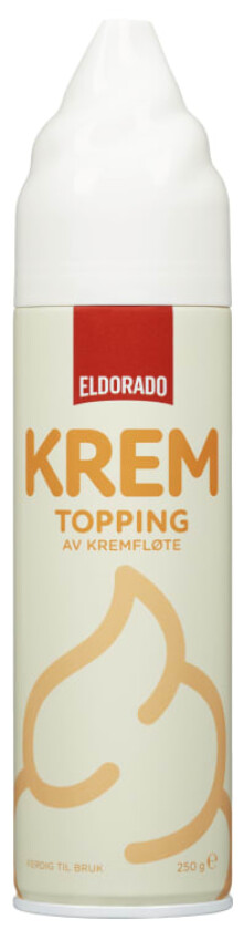 Krem Topping Av Kremfløte 250ml