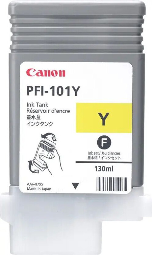 Blekk Gul Pfi-101y - Ipf5000