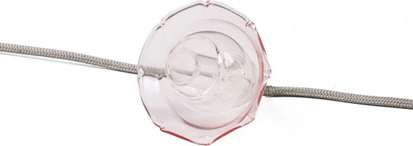 Floralia Lights With Flower in Glass Pink