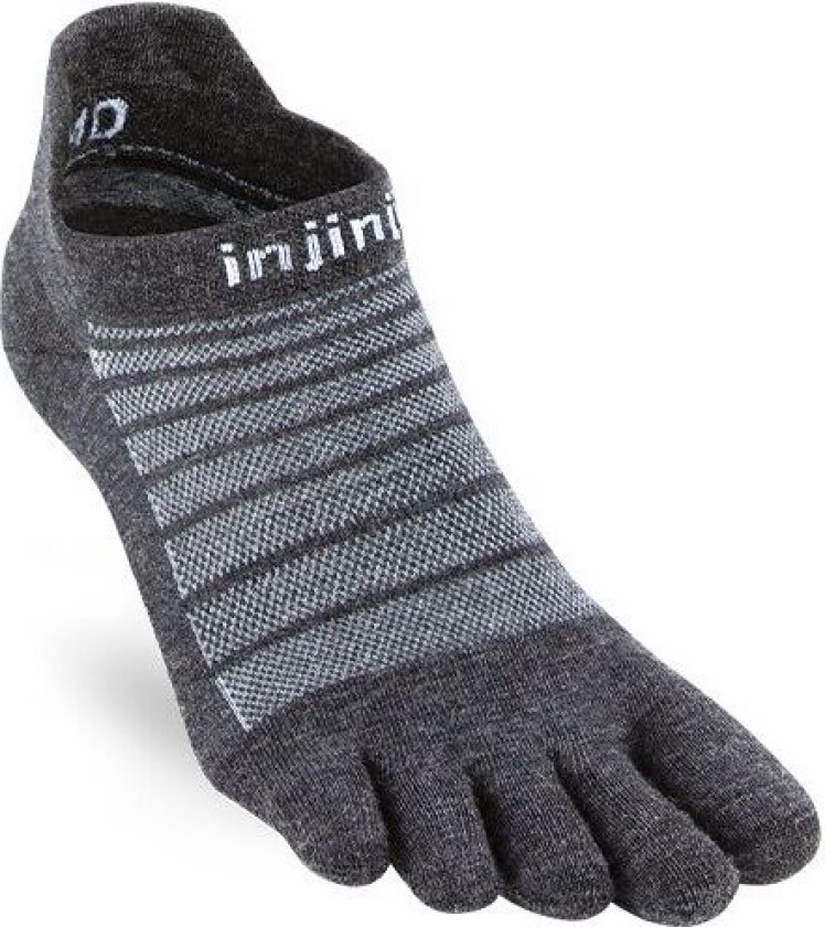 Run Lightweight No-show Wool Slate L