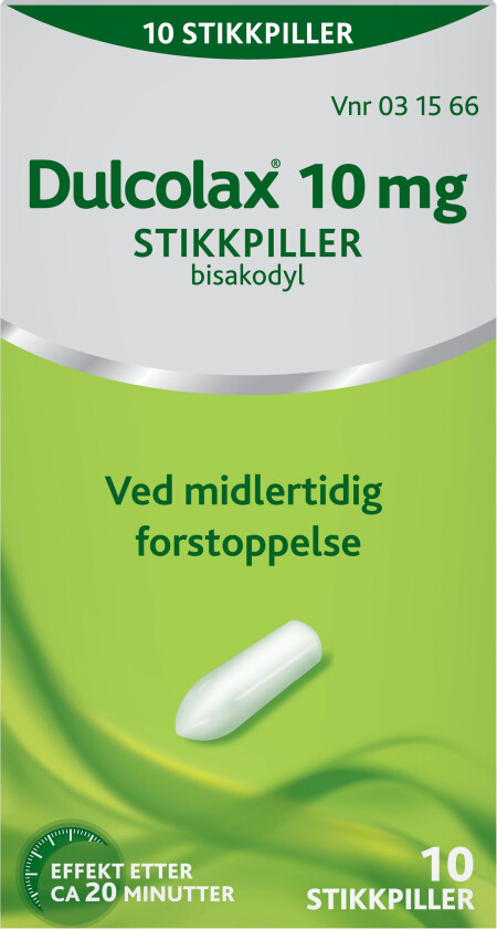 Stikkpiller 10mg, 10 stk.