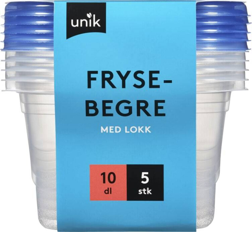 Frysebeger 10dl 5stk