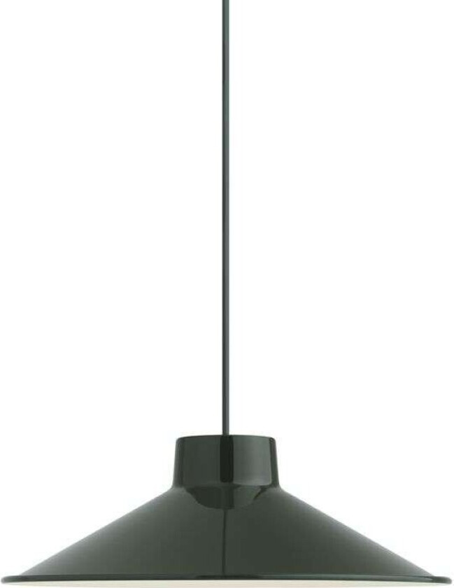 Top taklampe Ø36 cm Mørkegrønn