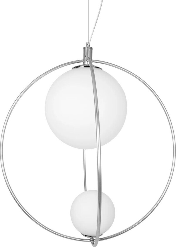 Saint taklampe Ø60 cm Krom