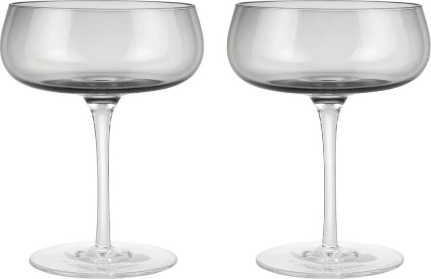 Belo champagneglass coupe 20 2-pakning Smoke