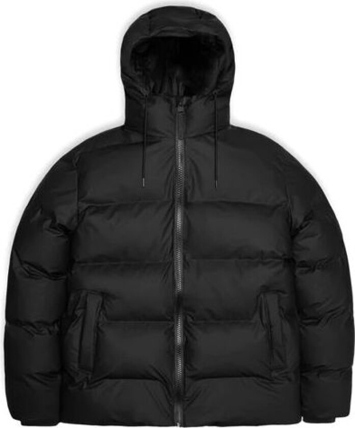 Rains Unisex Alta Puffer Jacket XL, Black