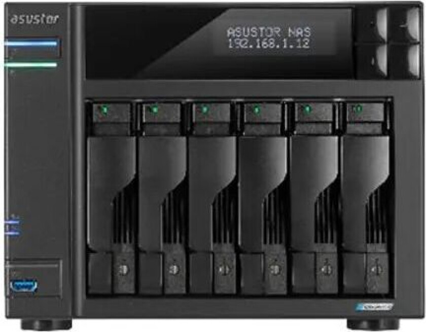 Asustor Lockerstore 6 As6706t Gen2 6-bay 0tb Nas-server