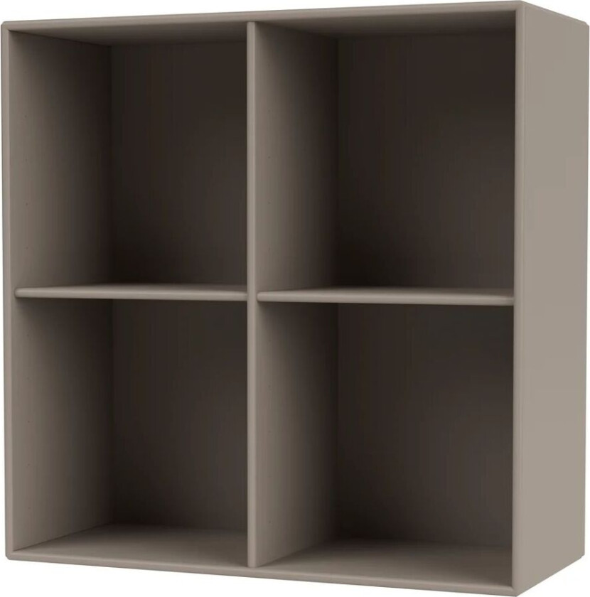 Bilde av SHOW hylle 69,6x69,6 cm, opphengsskinne 141 Truffle