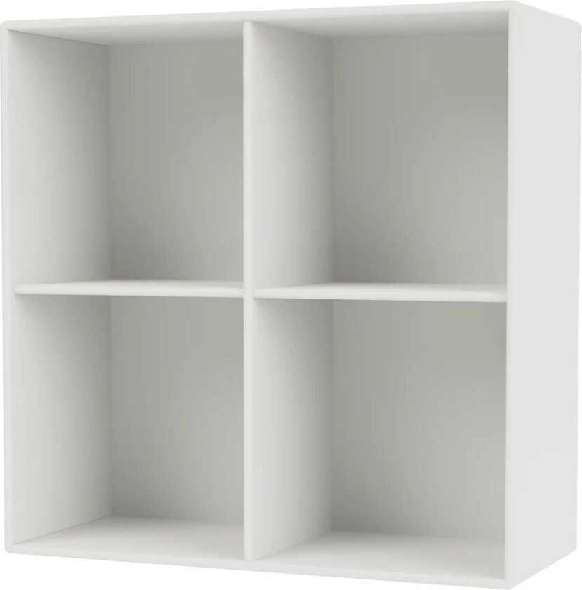SHOW hylle 69,6x69,6 cm, opphengsskinne 01 White