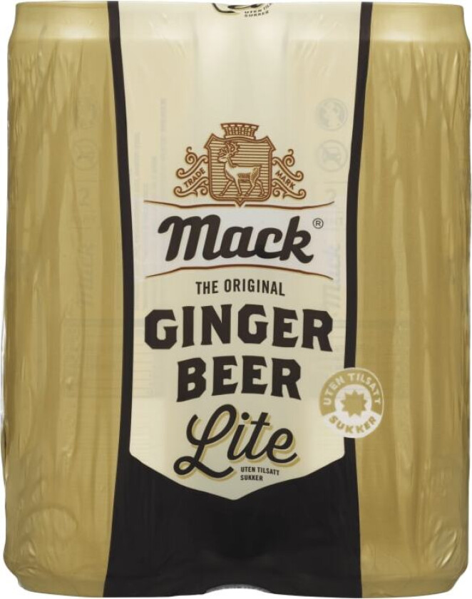 Mack Ginger Beer Lite 0,33lx4 boks