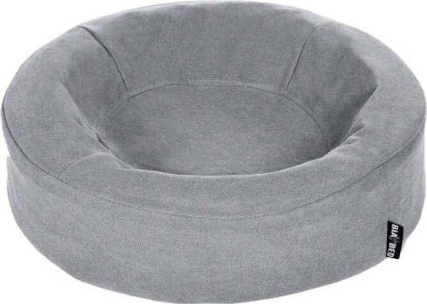 Bia Bed Overtrekk Rund/Oval Bomull Grå (50x50x12,5 cm)