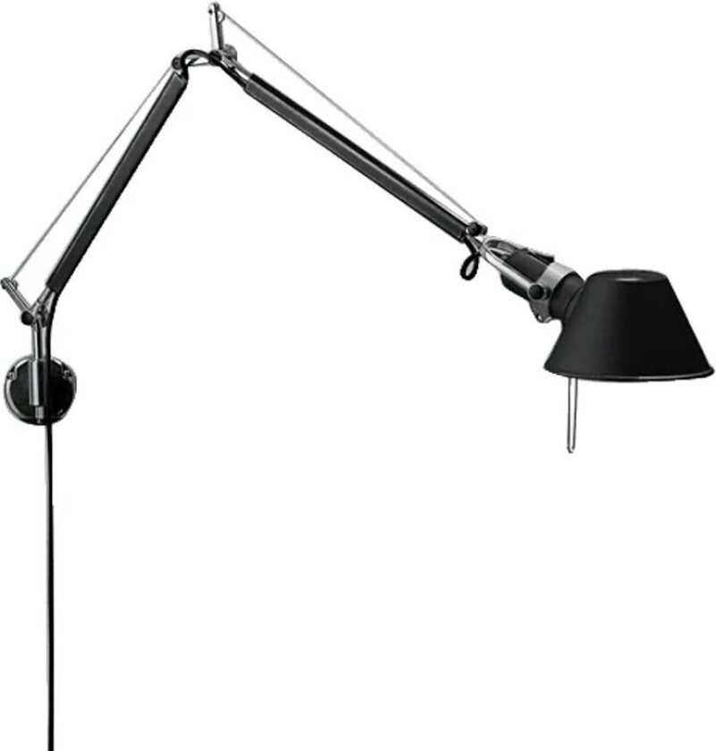 Tolomeo Mini vegglampe black