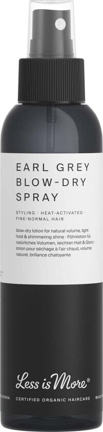 Less Is More Organic Earl-Grey Blow-Dry Spray 150 ml