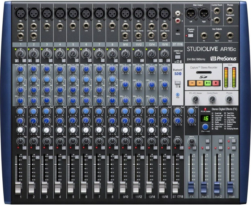 StudioLive AR16c USB-C Mikser