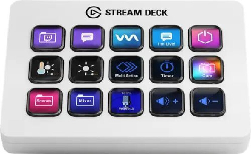 Stream Deck MK.2 White Edition