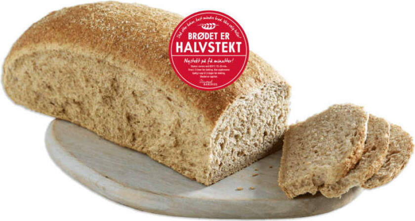 Bondebrød Halvstekt
