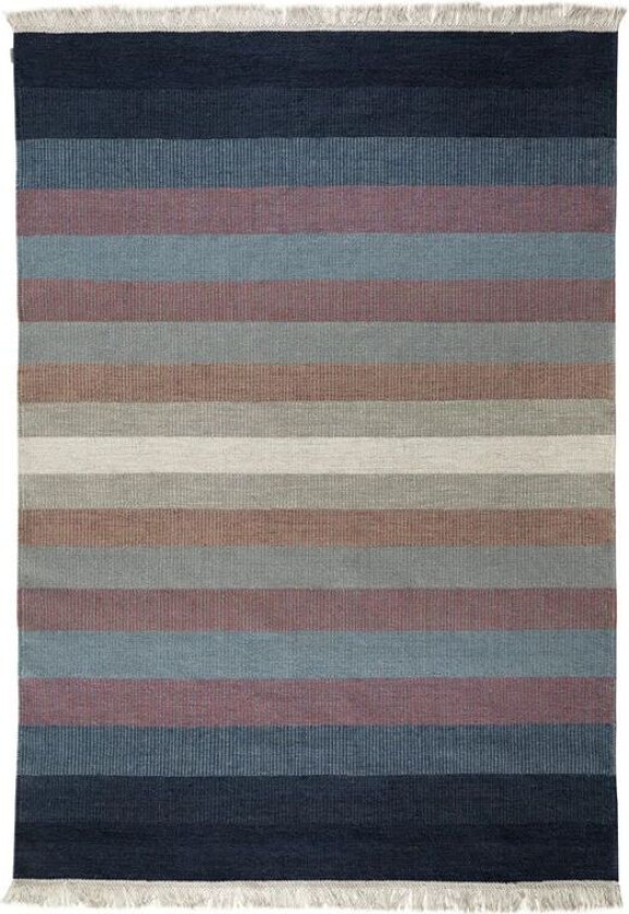 Tofta wave gulvteppe blå, 200x300 cm