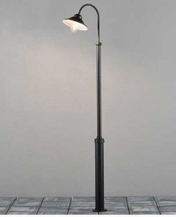 Vega lyktestolpe E27 svart inkl stolpe 240 cm. 560-750