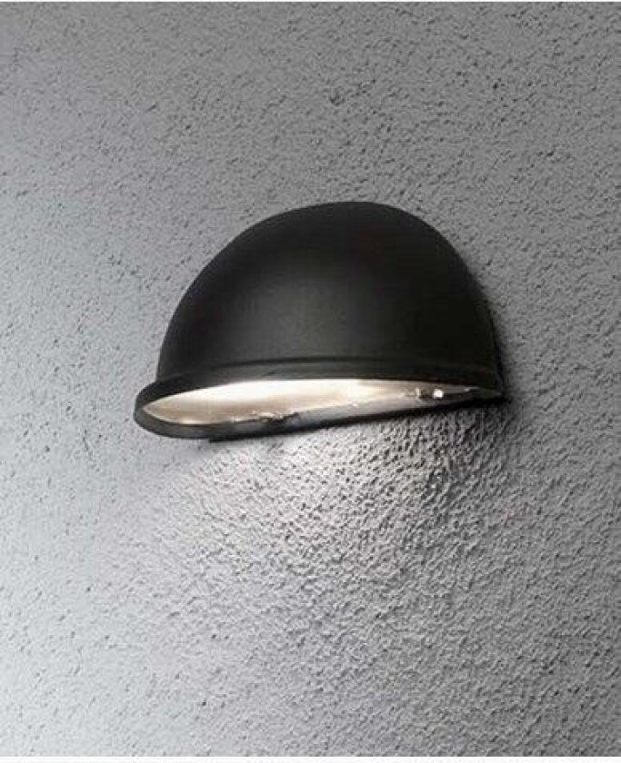 Torino halvmåneplafond liten E14. Svart 7325-750