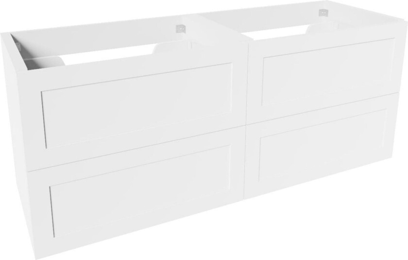 VikingBad Mie Servantskap Ramme - Hvit Matt