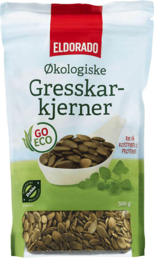 Gresskarkjerner Økologisk 300g Eldorado