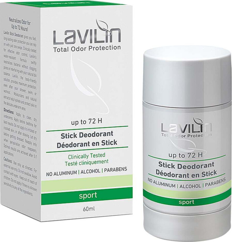 72 h Deodorant Stick Sport, 60 ml Deodorant