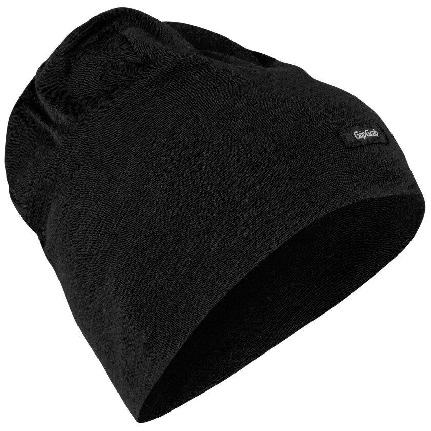 Gripgrab Merino Polyfibre Lightweight Beanie S, Black