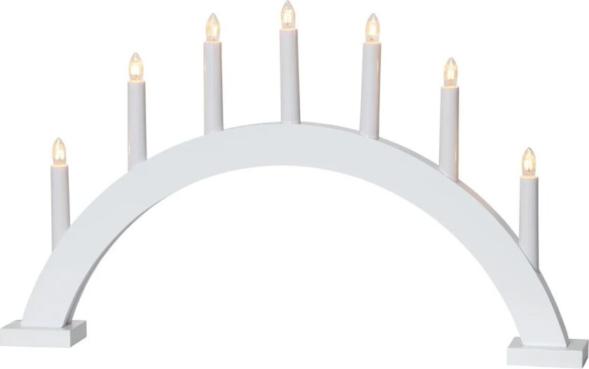 Trapp Adventsstake bue Hvit