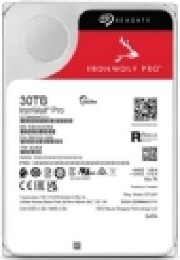 Ironwolf Pro 30tb 3.5" 7200r/min Sata 6.0 Gbit/s Harddisk