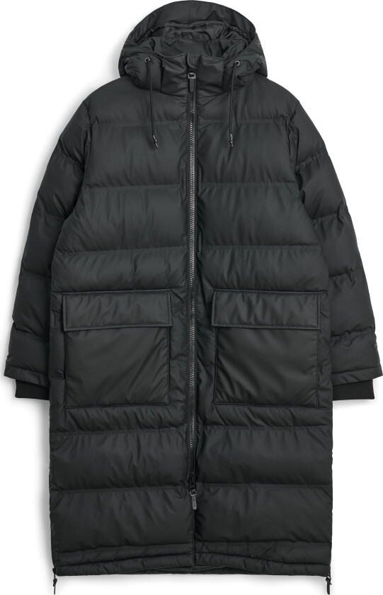Unisex Shelter PU Coat XL, Jet Black