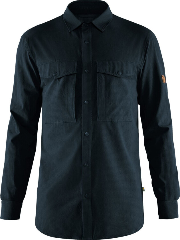 ABISKO TREKKING SHIRT M DARK NAVY