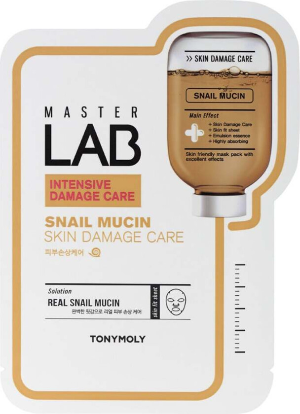 Master Lab Sheet Mask Snail Mucin, 19 g Ansiktsmaske