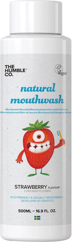 The Humble Co Humble Natural Mouthwash Kids Strawberry 500ml