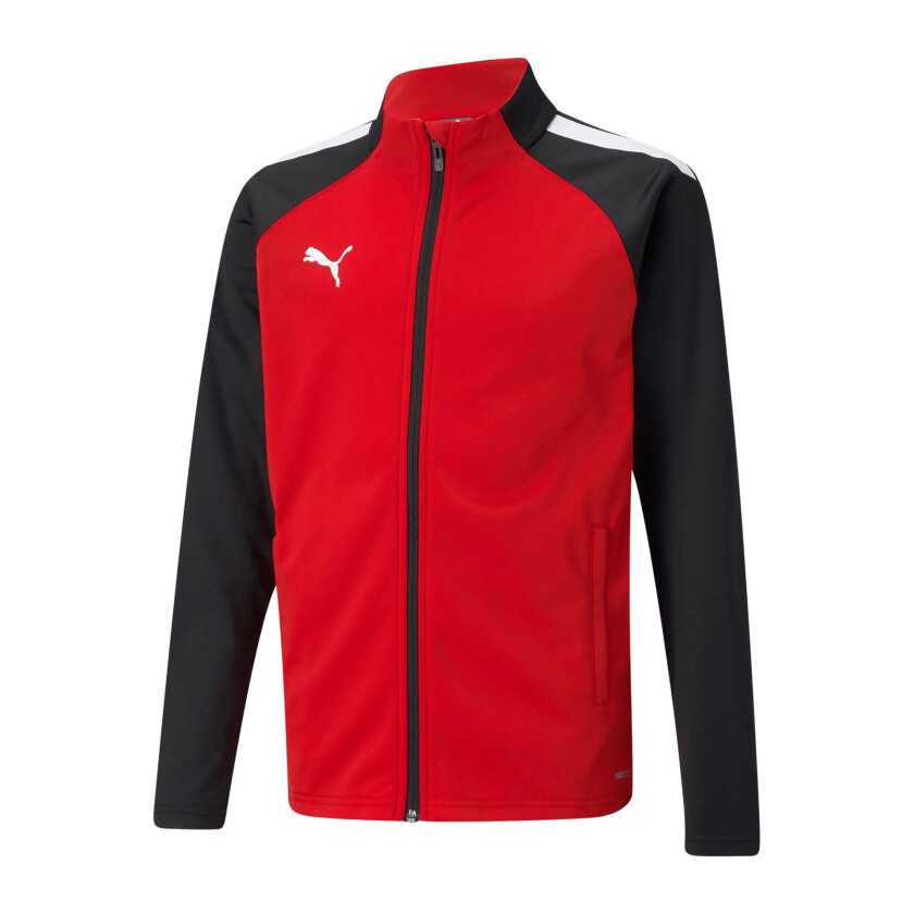 teamLIGA Training Jacket Jr, treningsjakke junior  Red-puma Black