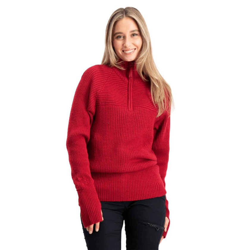 Narvik Wool Sweather, ullgenser, unisex Rio Red