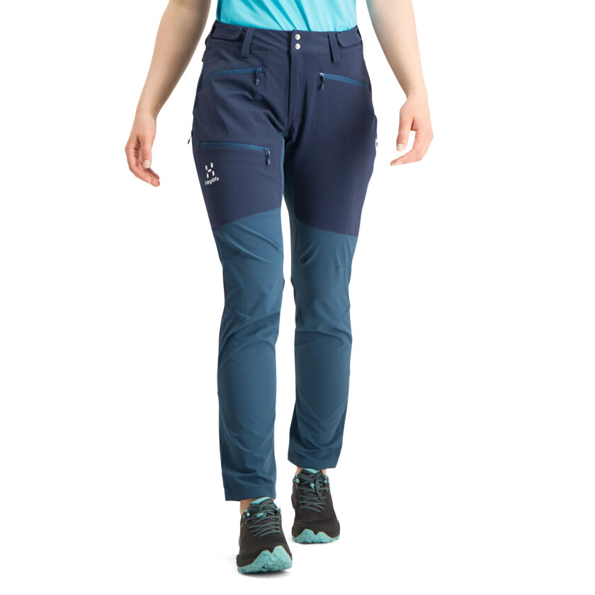 Zircon Slim Pant W, turbukse dame Tarn Blue/dark Ocean