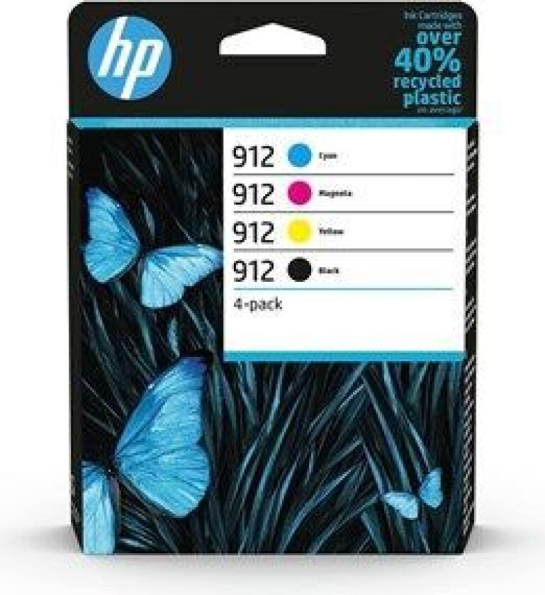 912 C/M/Y/K Ink Cartridges 4-pack