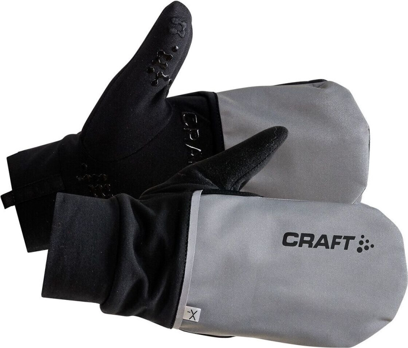 Hybrid Weather Glove, løpehansker, unisex silver/black