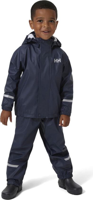 Bergen 2.0 PU Rainset, regnsett barn 597 NAVY