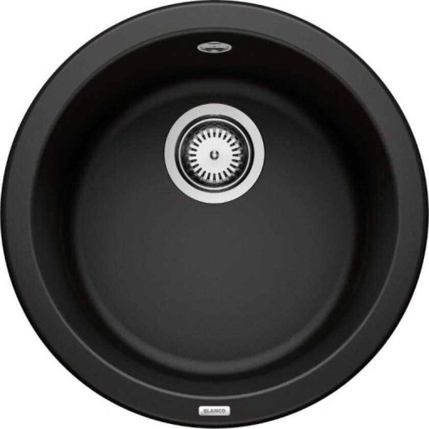 Rondo UX kjøkkenvask, Ø45 cm, sort