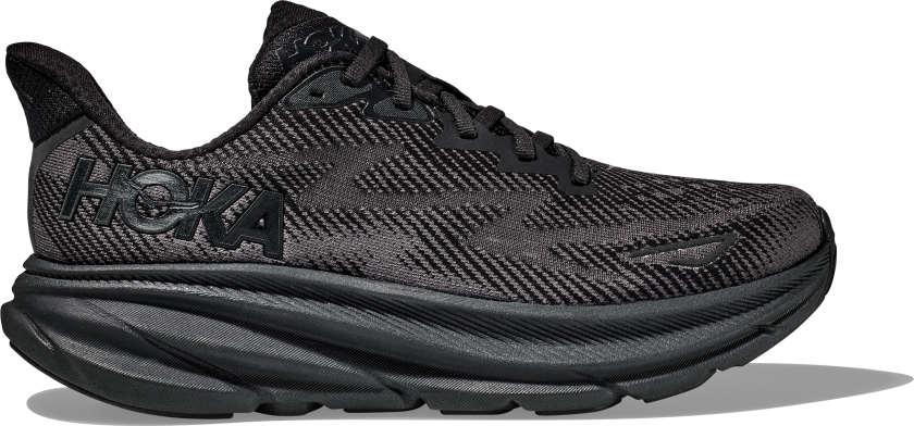 Clifton 9 Wide Herre Black/Black 44 ⅔