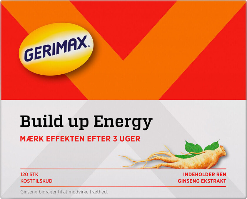 Rød Ginseng Energikur - 120 Tabletter