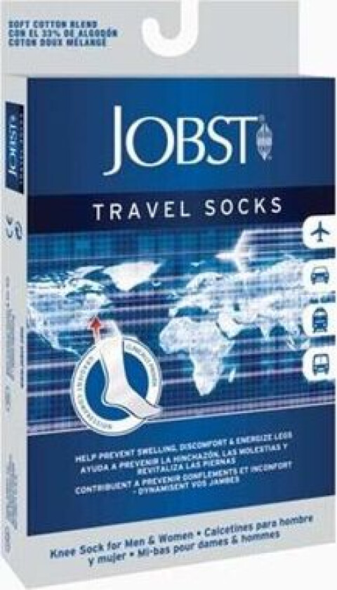 Jobst Travel K1 Kne Sort 1 37/