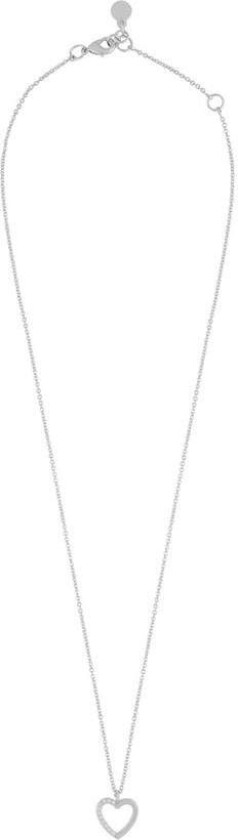 Snö Of Sweden Brooklyn Pendant Necklace Silver/Clear 45cm