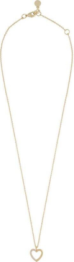 Snö Of Sweden Brooklyn Pendant Necklace Gold/Clear 45cm