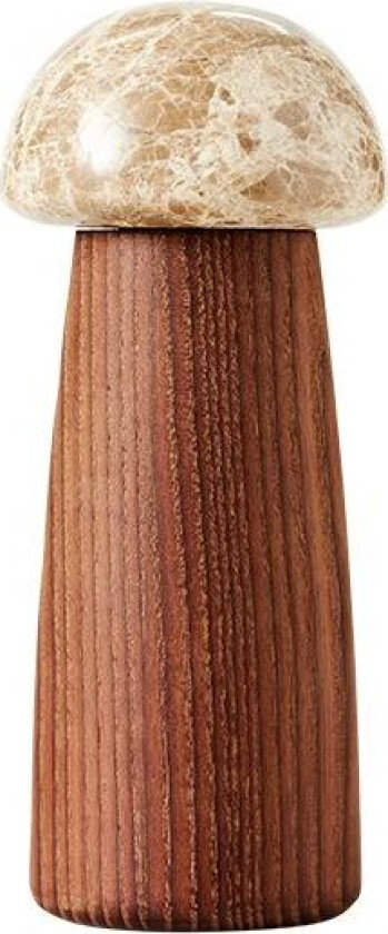 MUUBS Yami salt- og pepperkvern S Karbonisert asketre-marmor